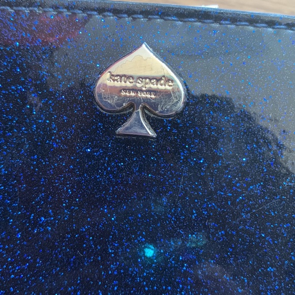 Shimmery Dark Blue Wallet - Picture 9 of 10